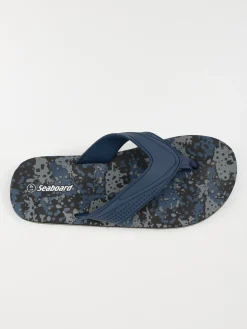Tongs noires et bleues homme (41-46)