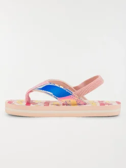 Tongs roses motif licorne fille (24-30)