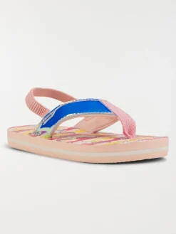 Tongs roses motif licorne fille (24-30)