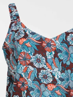 Top fleuri grande taille femme
