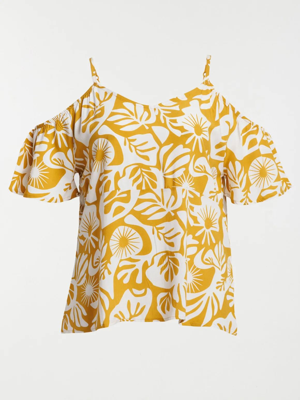 Top imprimé grande taille femme