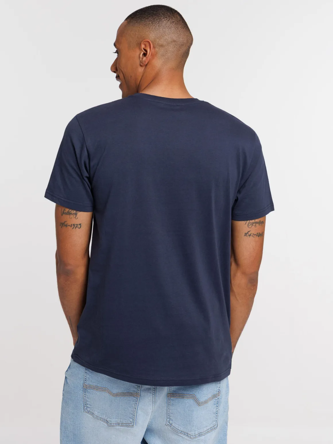 T-shirt 100% coton motif coeur homme