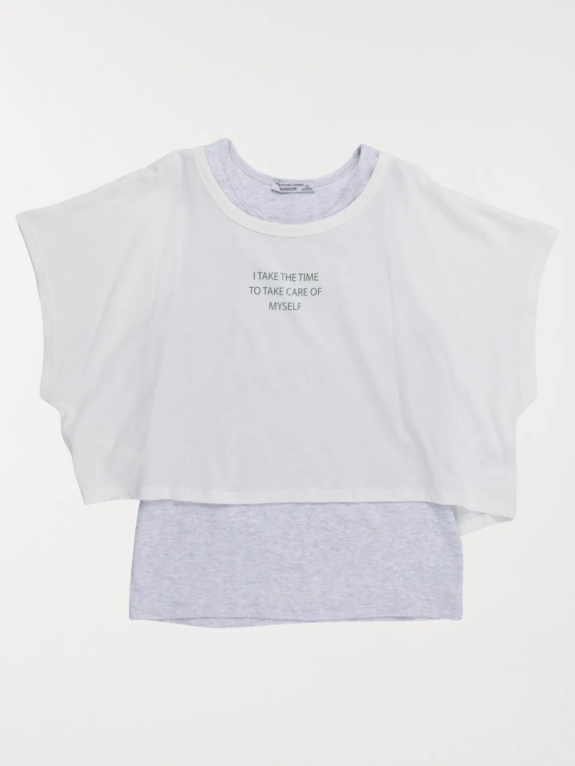 T-shirt 2 en 1 sport fille (XXS-M)