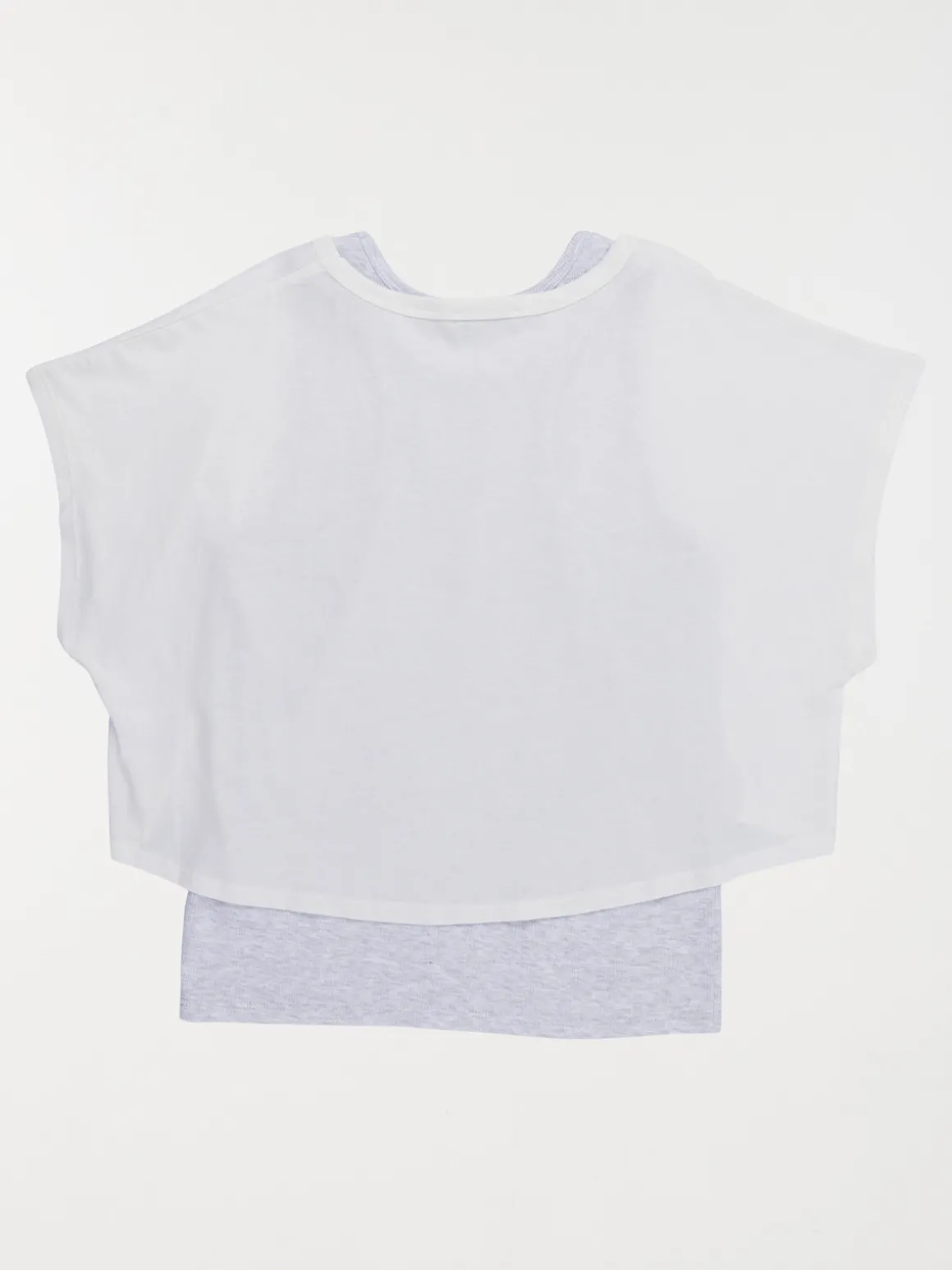 T-shirt 2 en 1 sport fille (XXS-M)