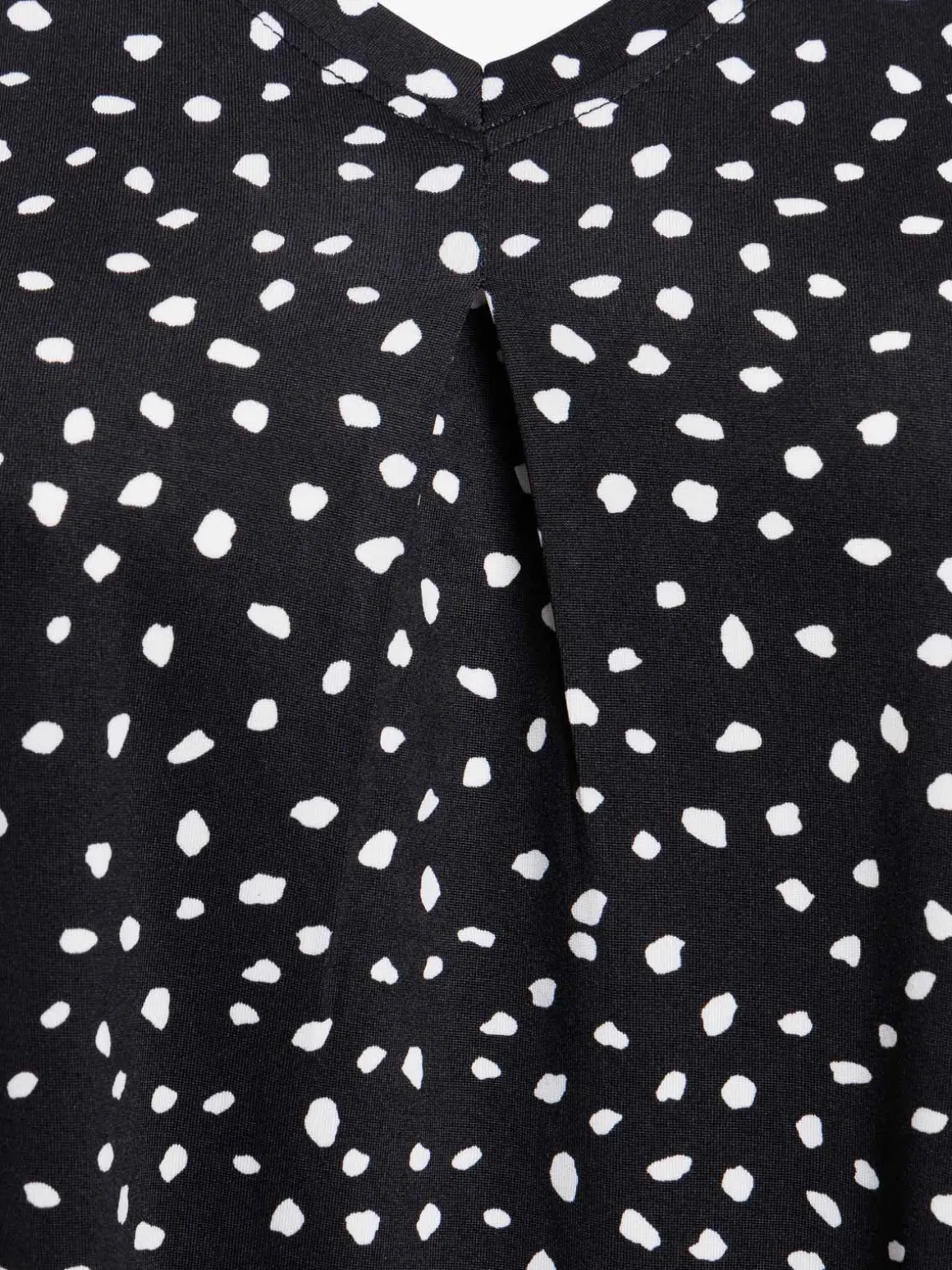 T-shirt à pois grande taille femme