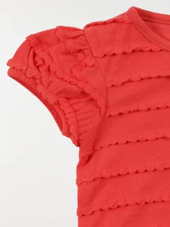 T-shirt à volants fille (3-36M)