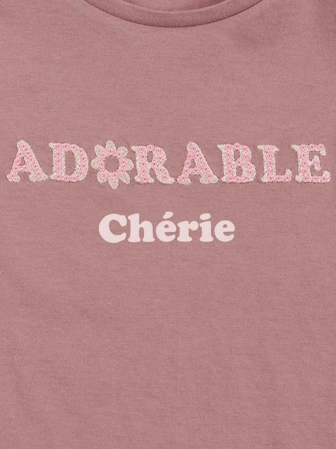 T-shirt adorable chérie fille (3-12A)