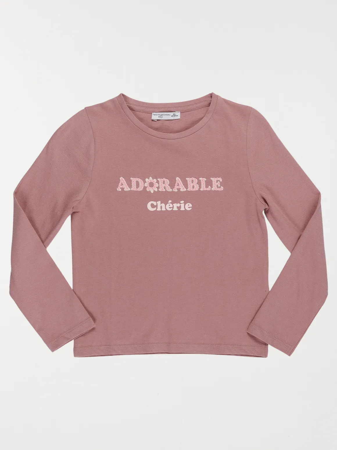 T-shirt adorable chérie fille (3-12A)