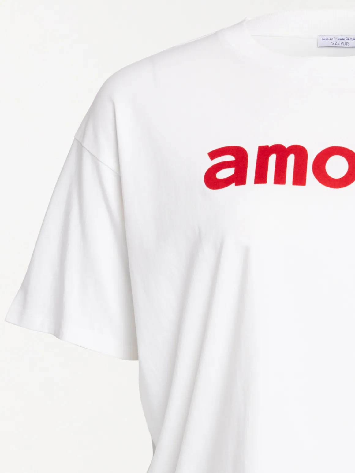 T-shirt amour grande taille femme