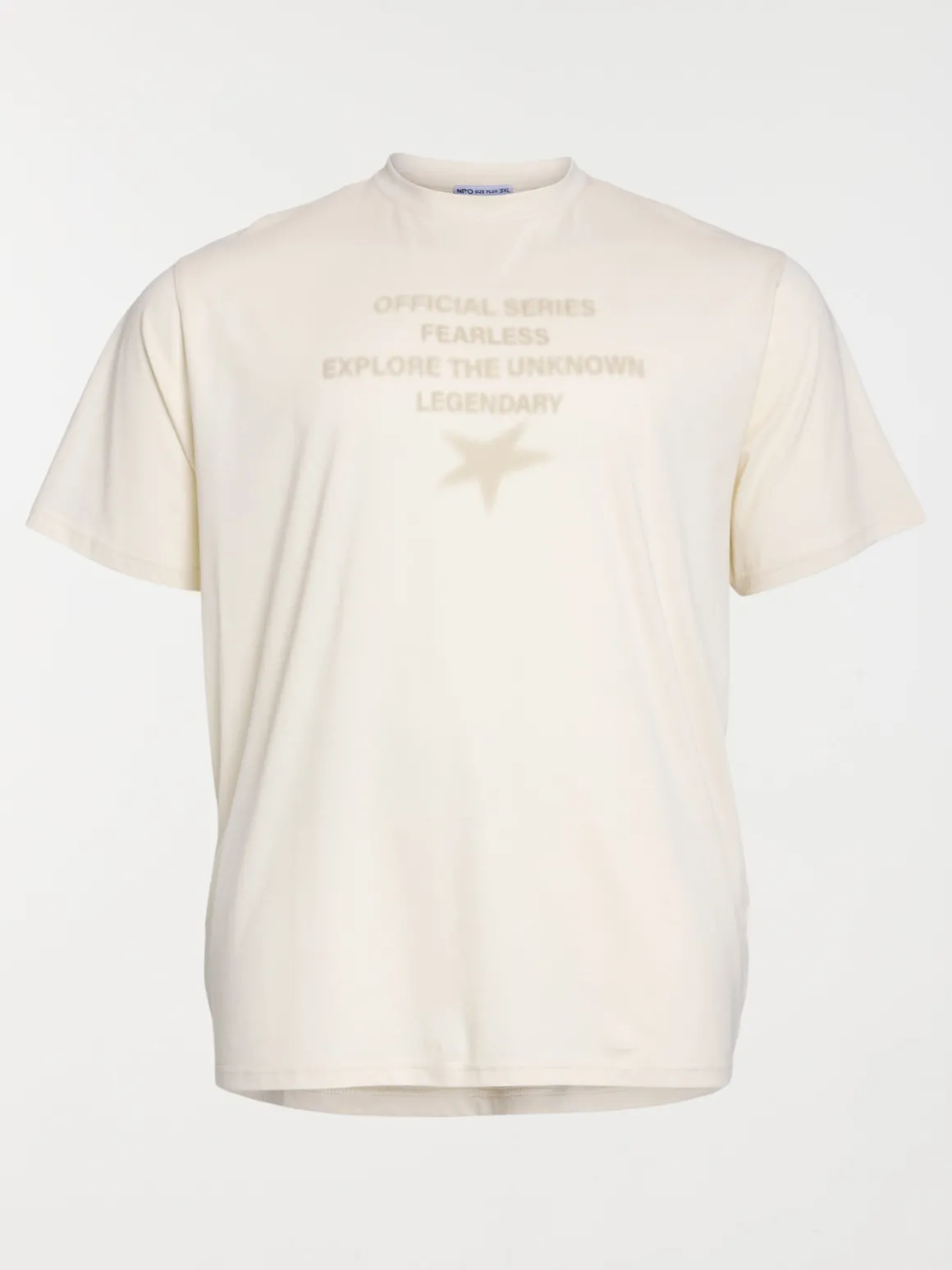 T-shirt avec imprimé grande taille homme