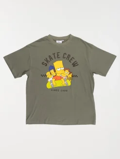 T-shirt Bart Simpson crew garçon (XXS-M)