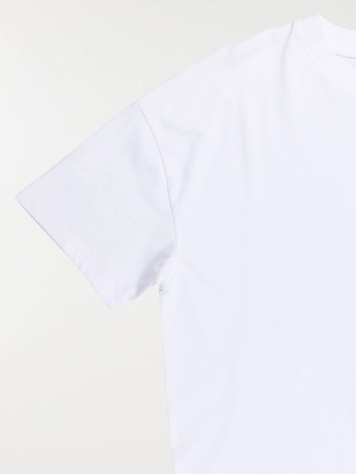 T-shirt basique blanc fille (XXS-M)