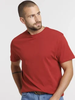 T-shirt basique col rond uni homme