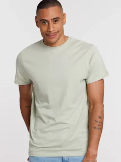 T-shirt basique col rond uni homme