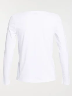 T-shirt basique manches longues femme