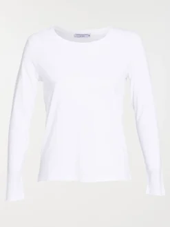 T-shirt basique manches longues femme