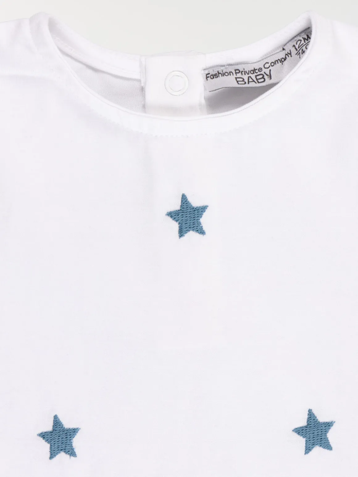T-shirt blanc imprimé fille (3-36M)