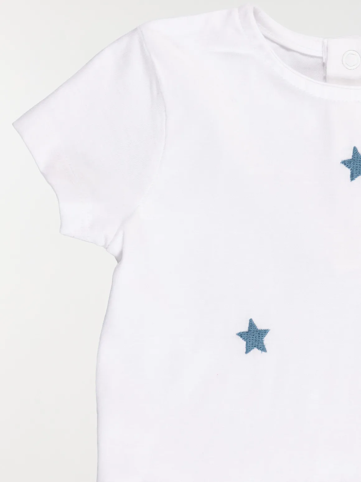 T-shirt blanc imprimé fille (3-36M)