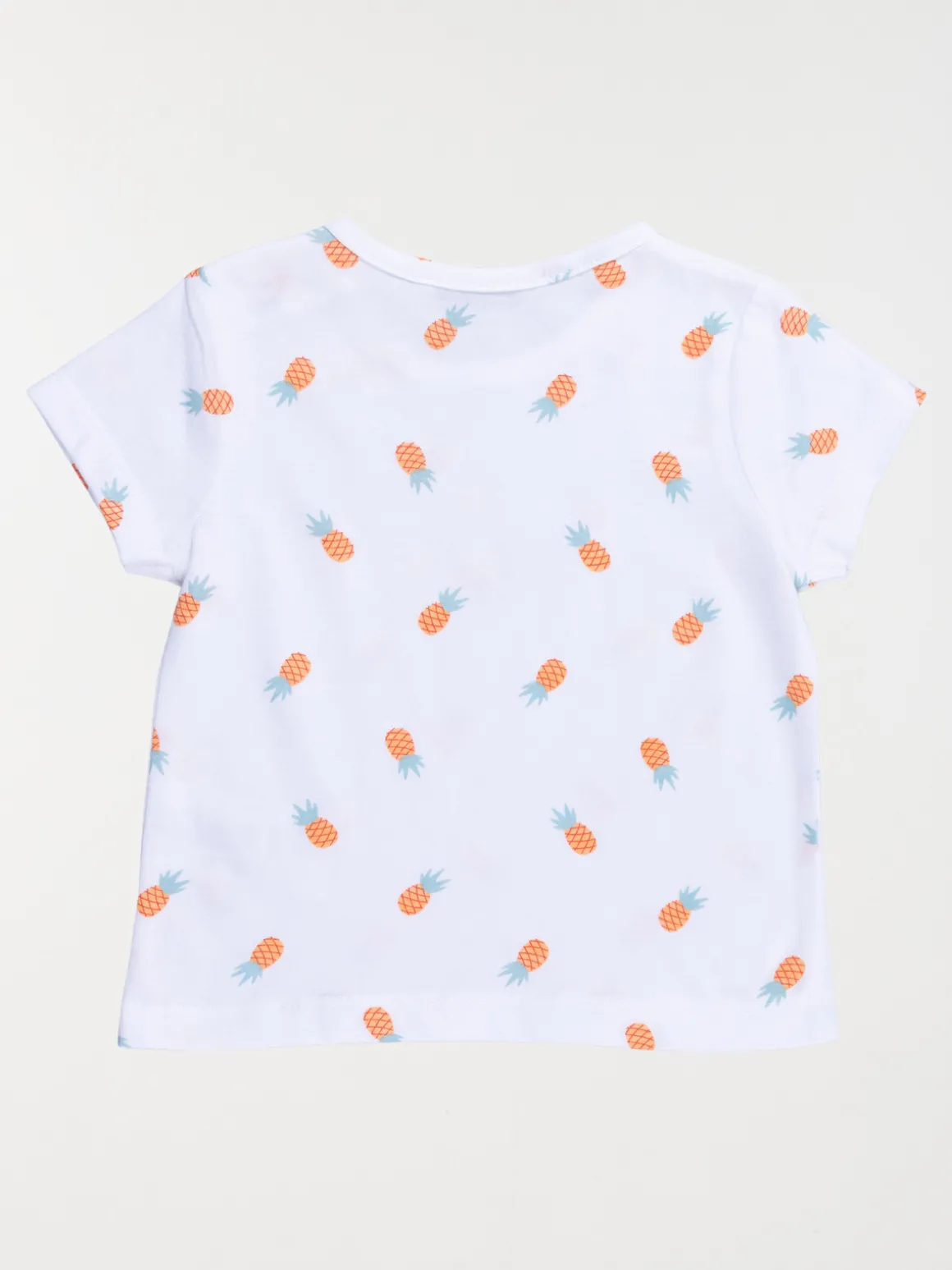 T-shirt blanc Mi amor fille (3-36M)