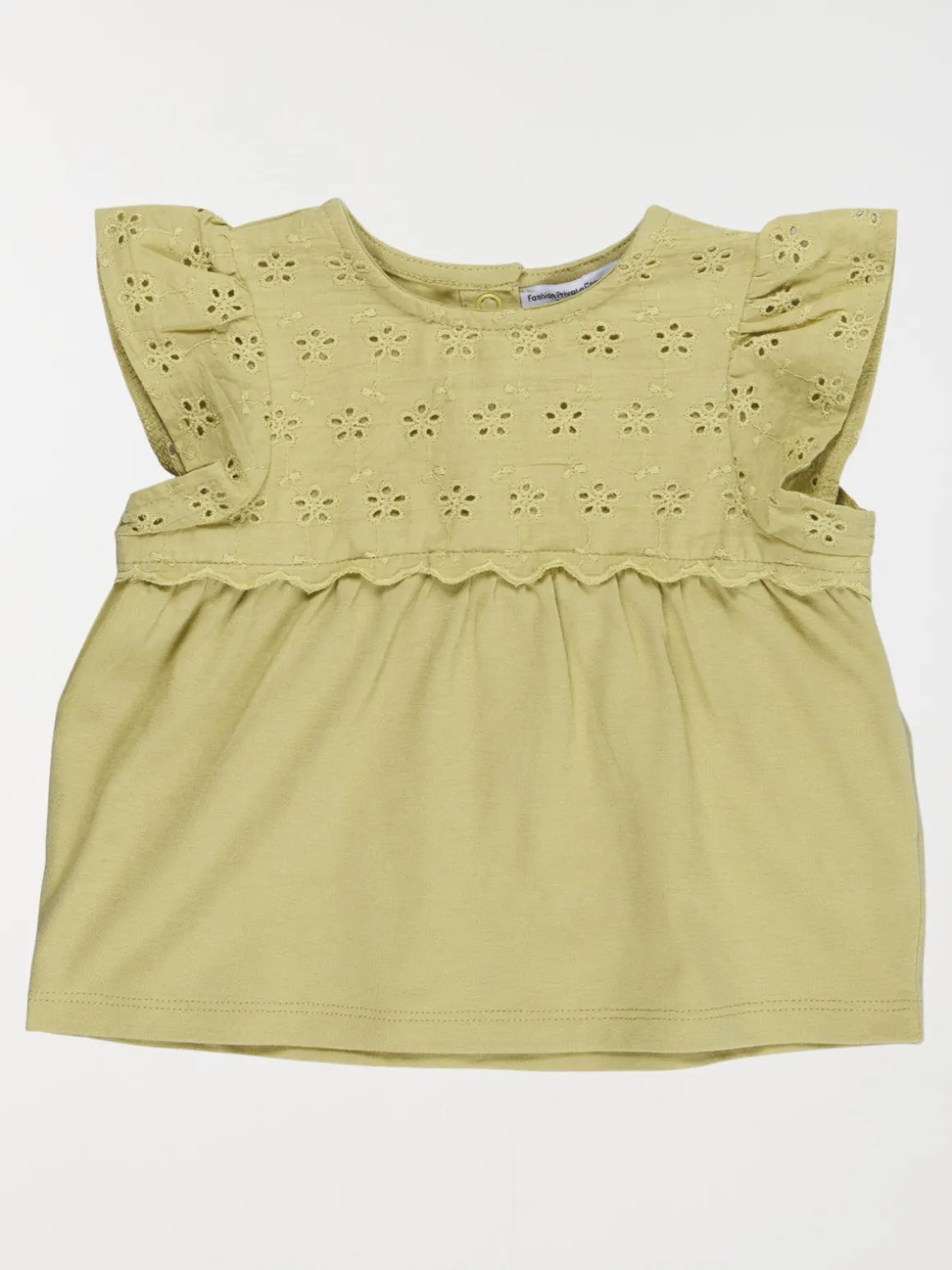 T-shirt broderie anglaise fille (3-36M)