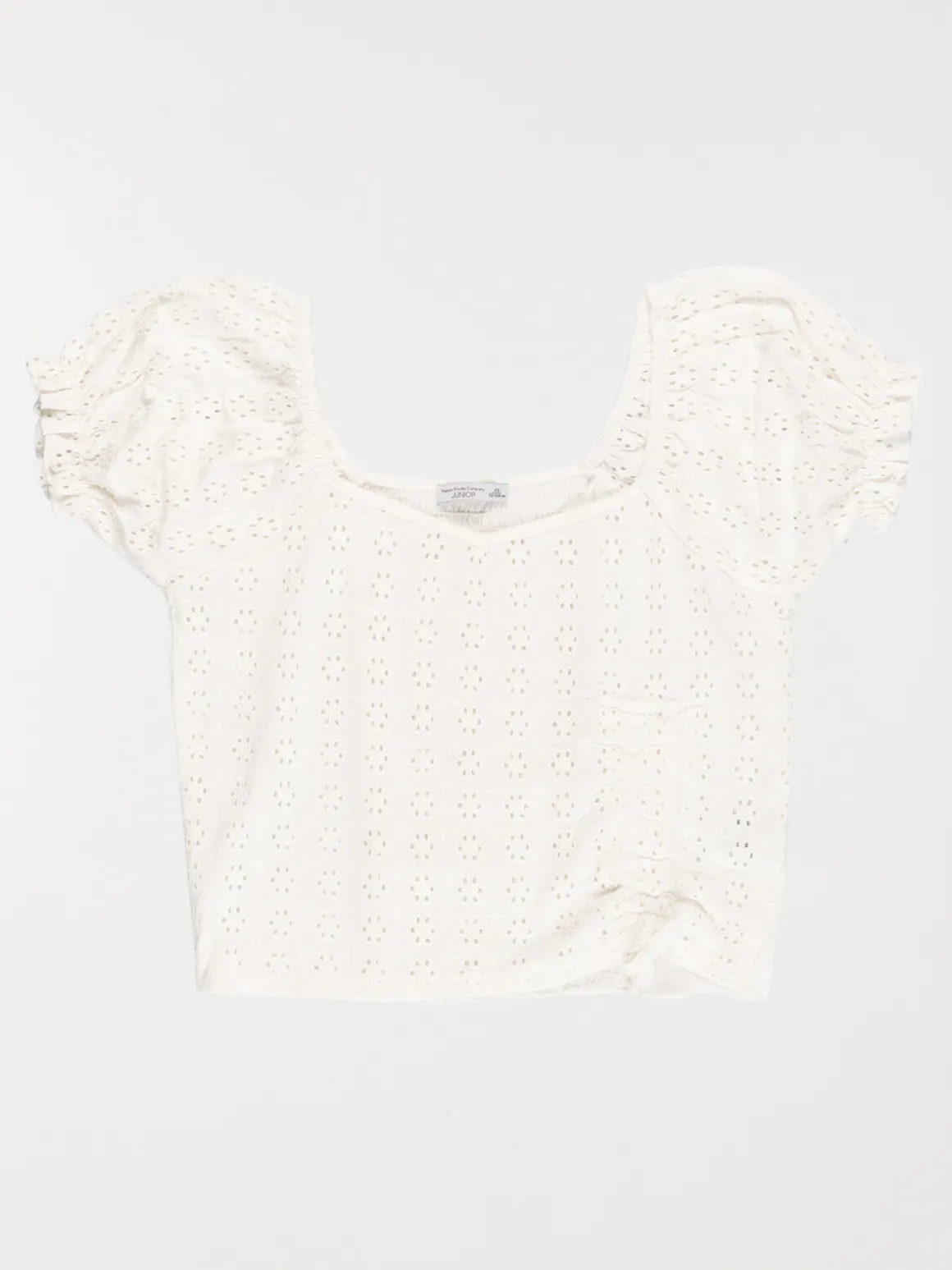T-shirt broderie anglaise fille (XXS-M)