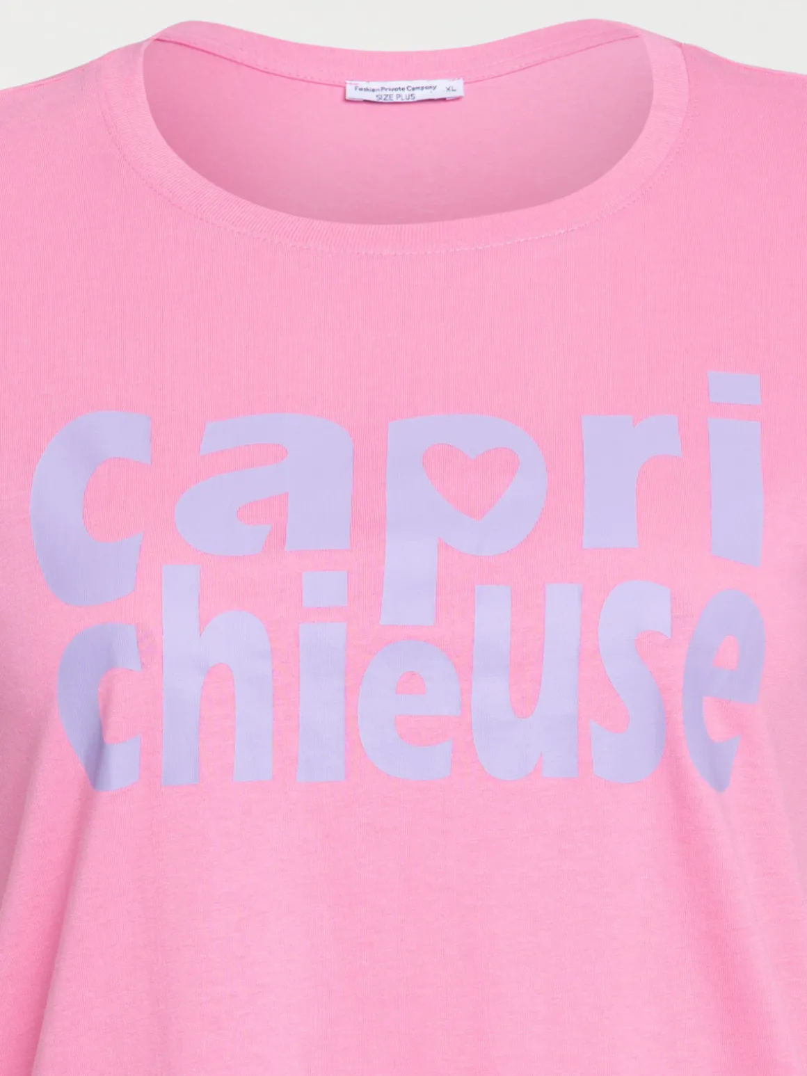 T-shirt caprichieuse grande taille femme
