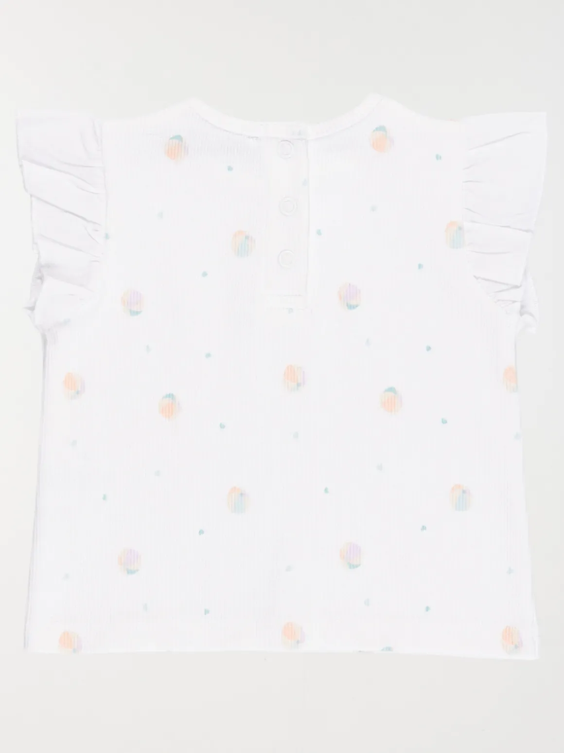 T-shirt coeurs et ballons fille (3-36M)