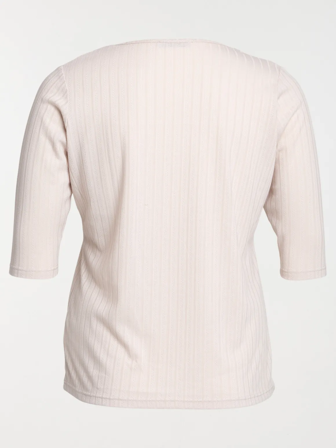 T-shirt col carré grande taille femme