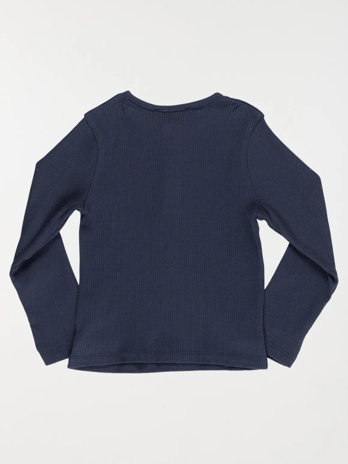 T-shirt col rond boutonné garçon (3-36M)