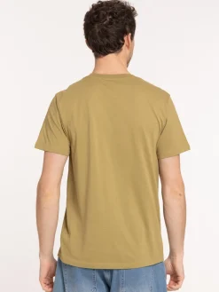 T-shirt col rond coloris vert boa homme