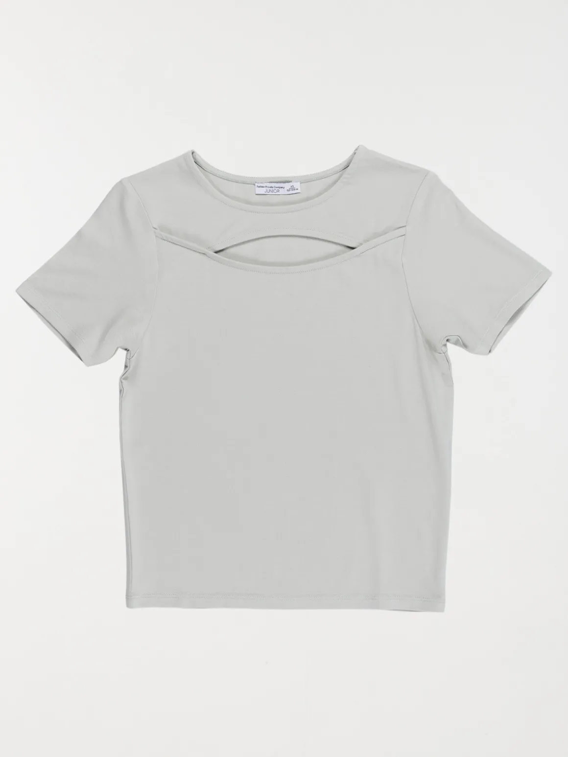 T-shirt col rond fantaisie fille (XXS-M)