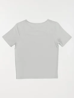 T-shirt col rond fantaisie fille (XXS-M)