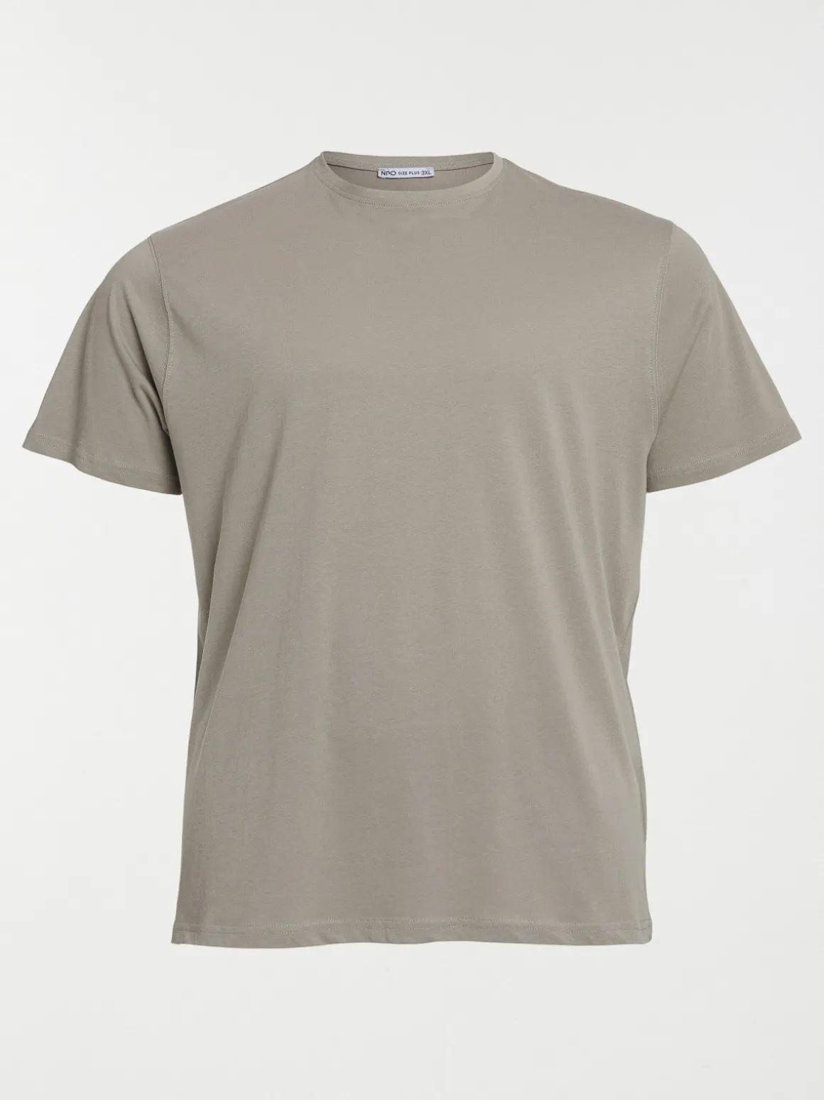 T-shirt col rond grande taille homme