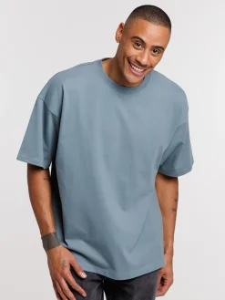 T-shirt col rond uni homme