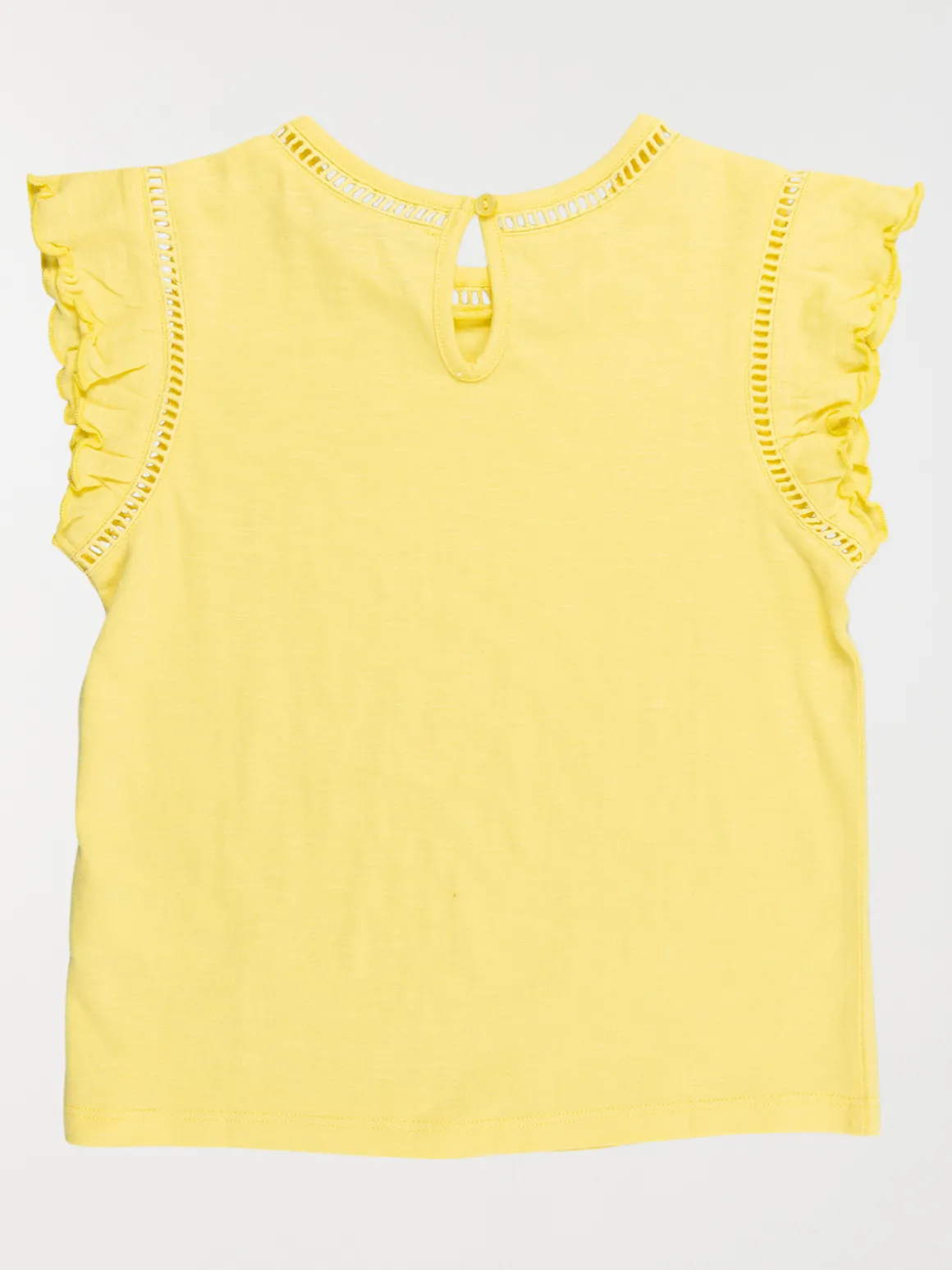 T-shirt coloris pineapple fille (3-12A)
