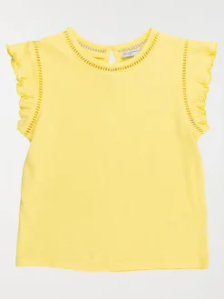 T-shirt coloris pineapple fille (3-12A)