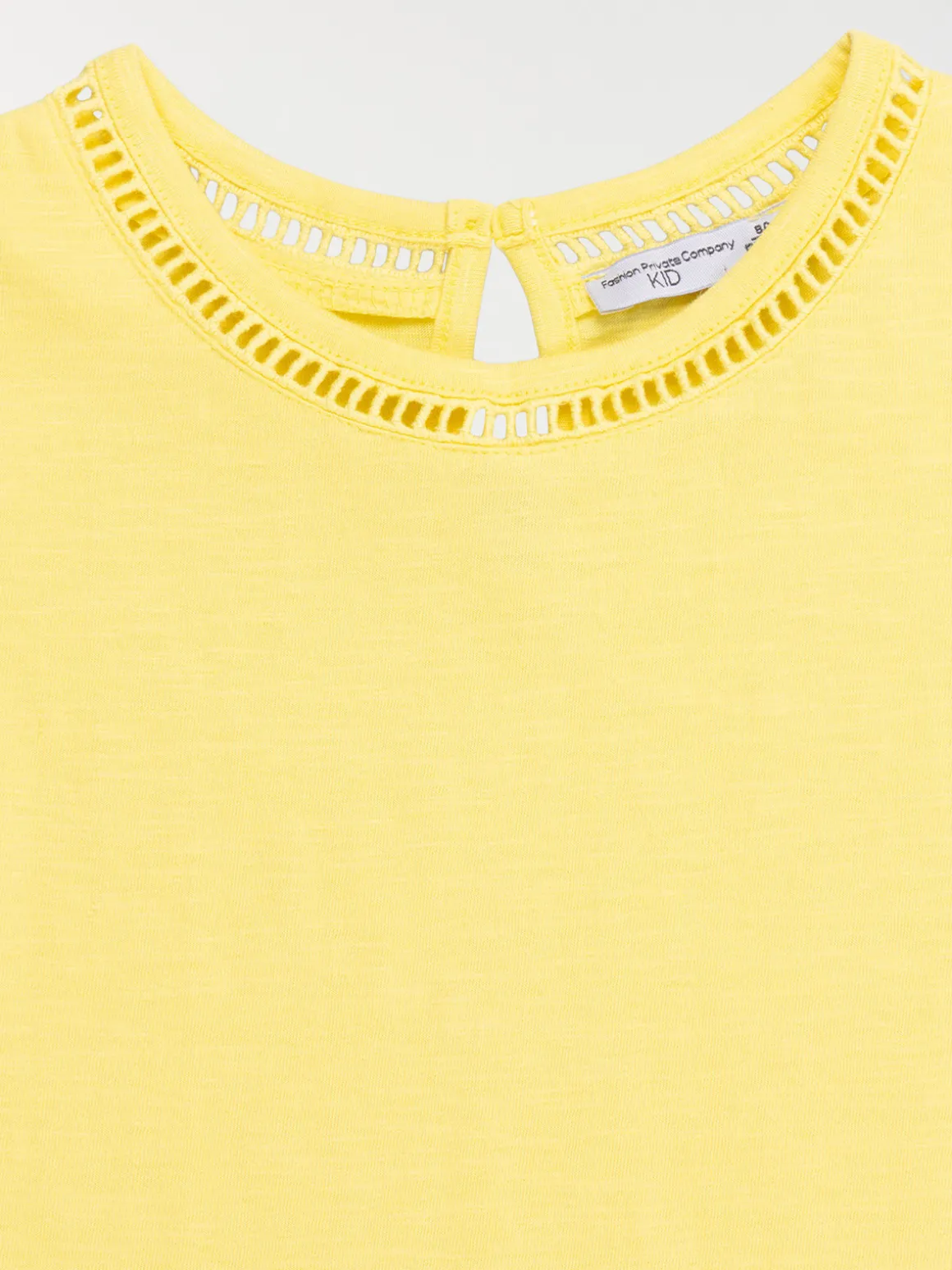 T-shirt coloris pineapple fille (3-12A)