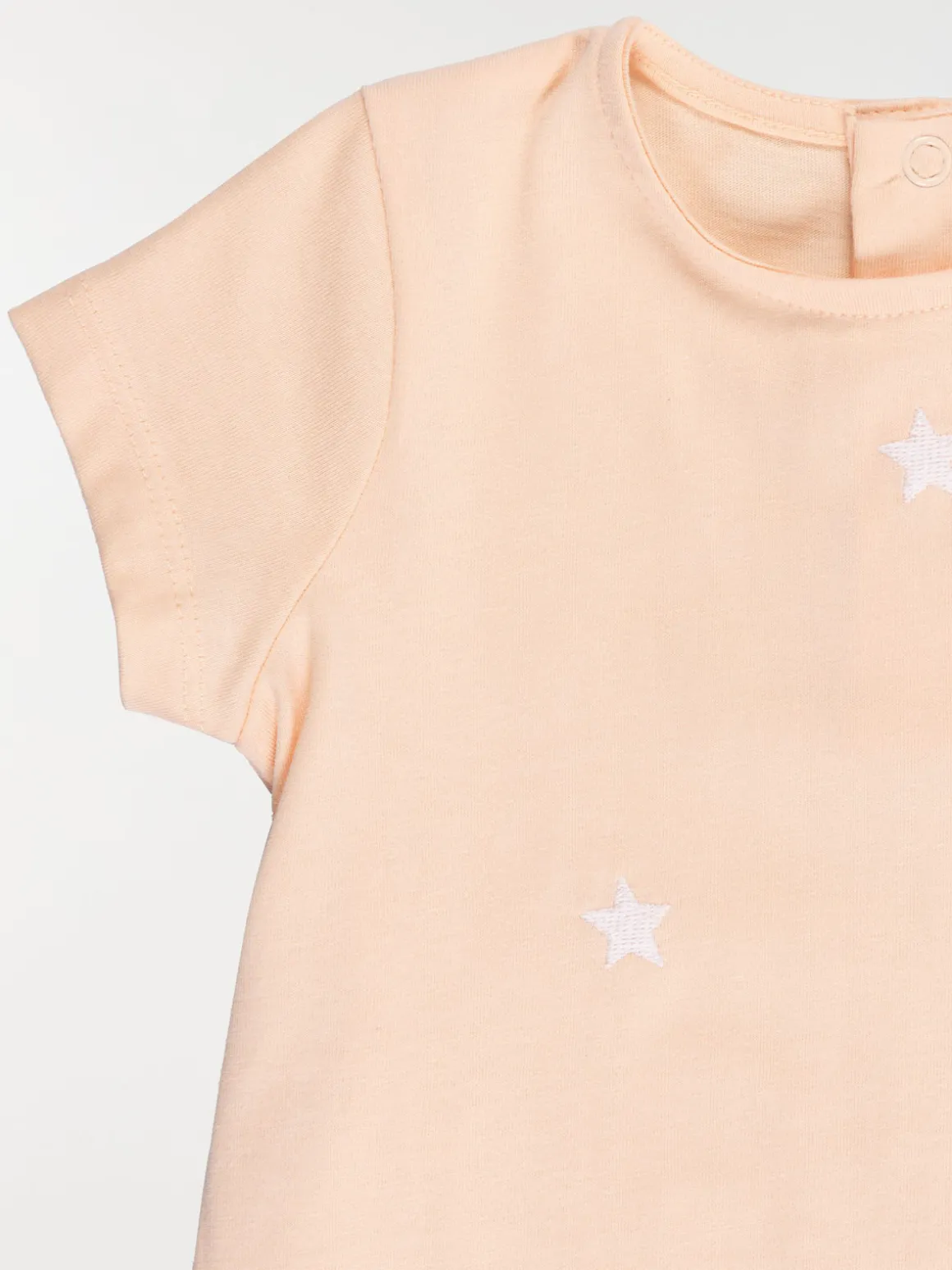 T-shirt corail imprimé fille (3-36M)