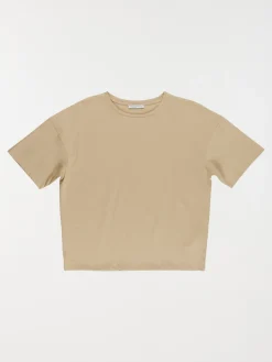 T-shirt court camel doux fille (XXS-M)