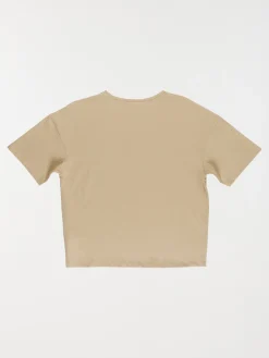 T-shirt court camel doux fille (XXS-M)