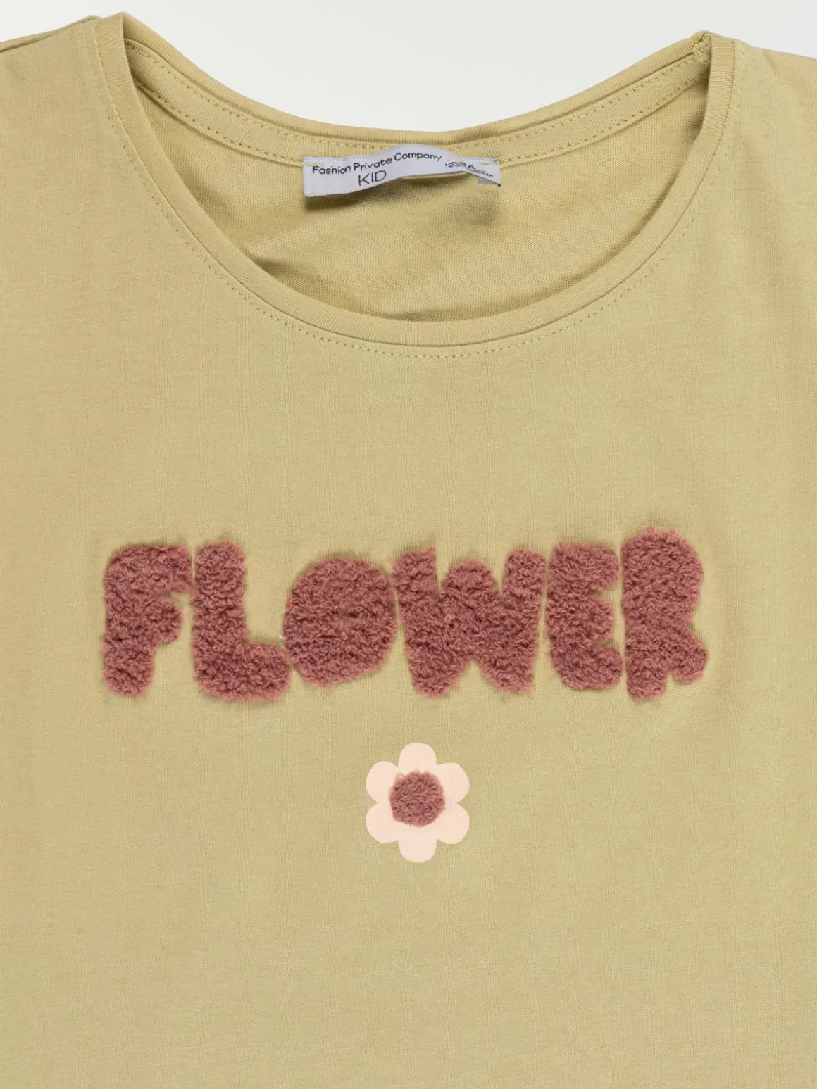 T-shirt court flower fille (3-12A)