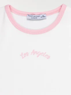 T-shirt écru Los Angeles fille (XXS-M)