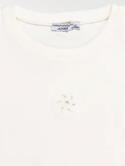 T-shirt côtelé soleil fille (XXS-M)