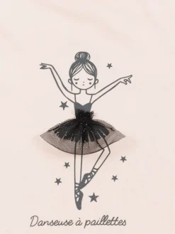 T-shirt danseuse étoile fille (3-12A)