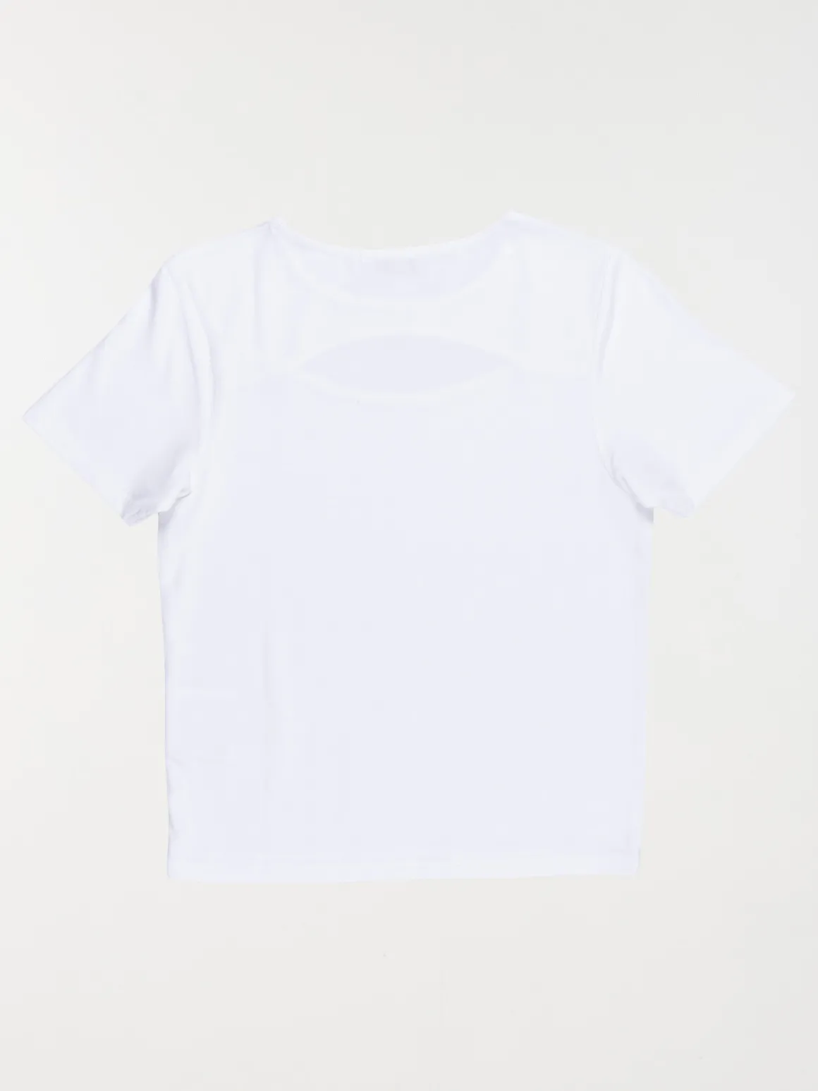 T-shirt découpe fantaisie fille (XXS-M)