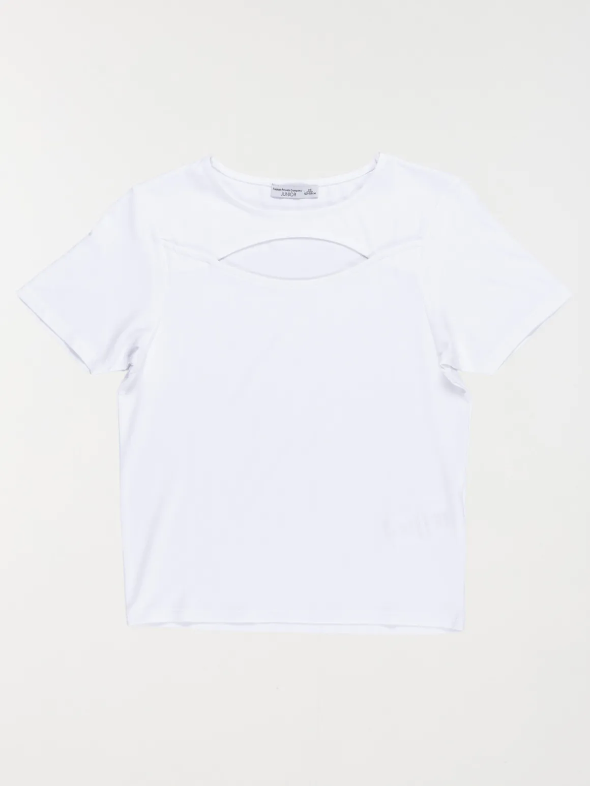 T-shirt découpe fantaisie fille (XXS-M)