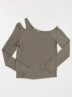 T-shirt découpe épaule fille (XXS-M)