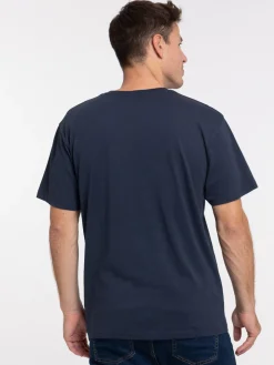 T-shirt de Noël marine homme
