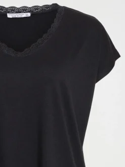 T-shirt dentelle grande taille femme