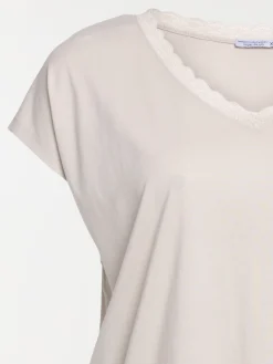 T-shirt dentelle grande taille femme